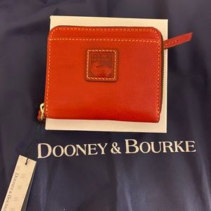 NWT Red Florentine Dooney & Bourke wallet